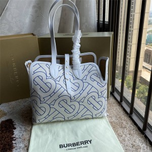 BURBERRY官网巴宝莉价格The Belt中号柔软棉质贝尔特包购物袋80302891